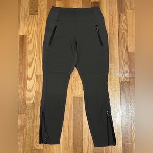 Athleta Dark Gray Joggers with Zipper Details
